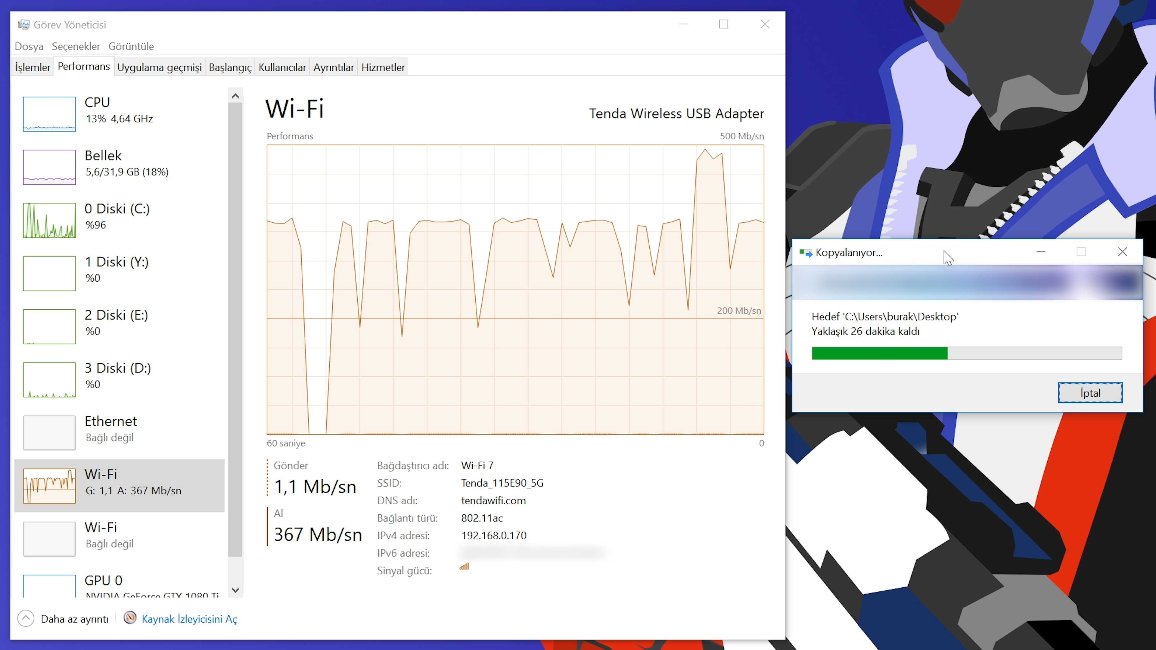 Broadcom yongalı Tenda AC18 router ve F/P ürünü U12 Wi-Fi adaptörü inceledik