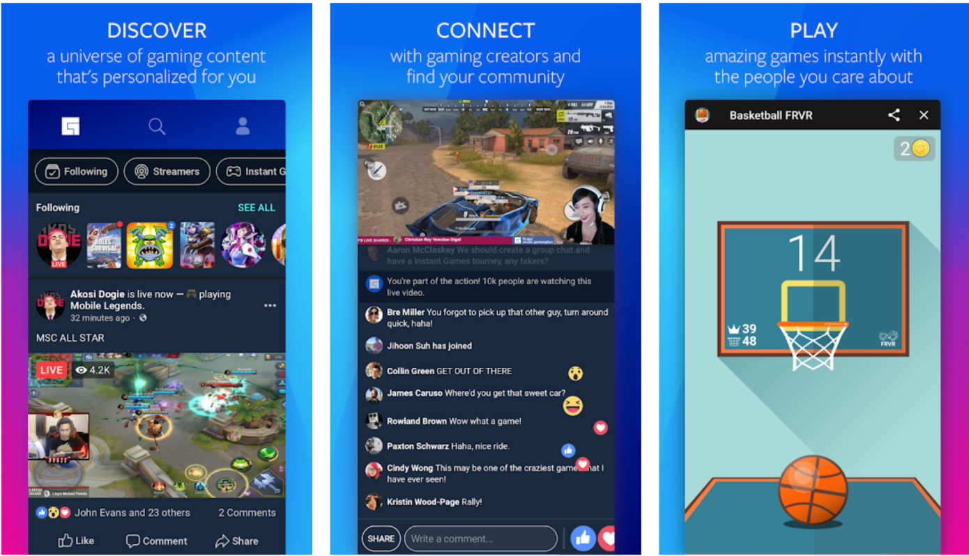 Facebook Gaming Hub beta sürecine başladı