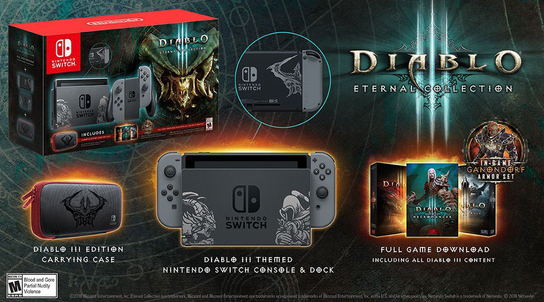 Diablo 3 Nintendo Switch paketi duyuruldu