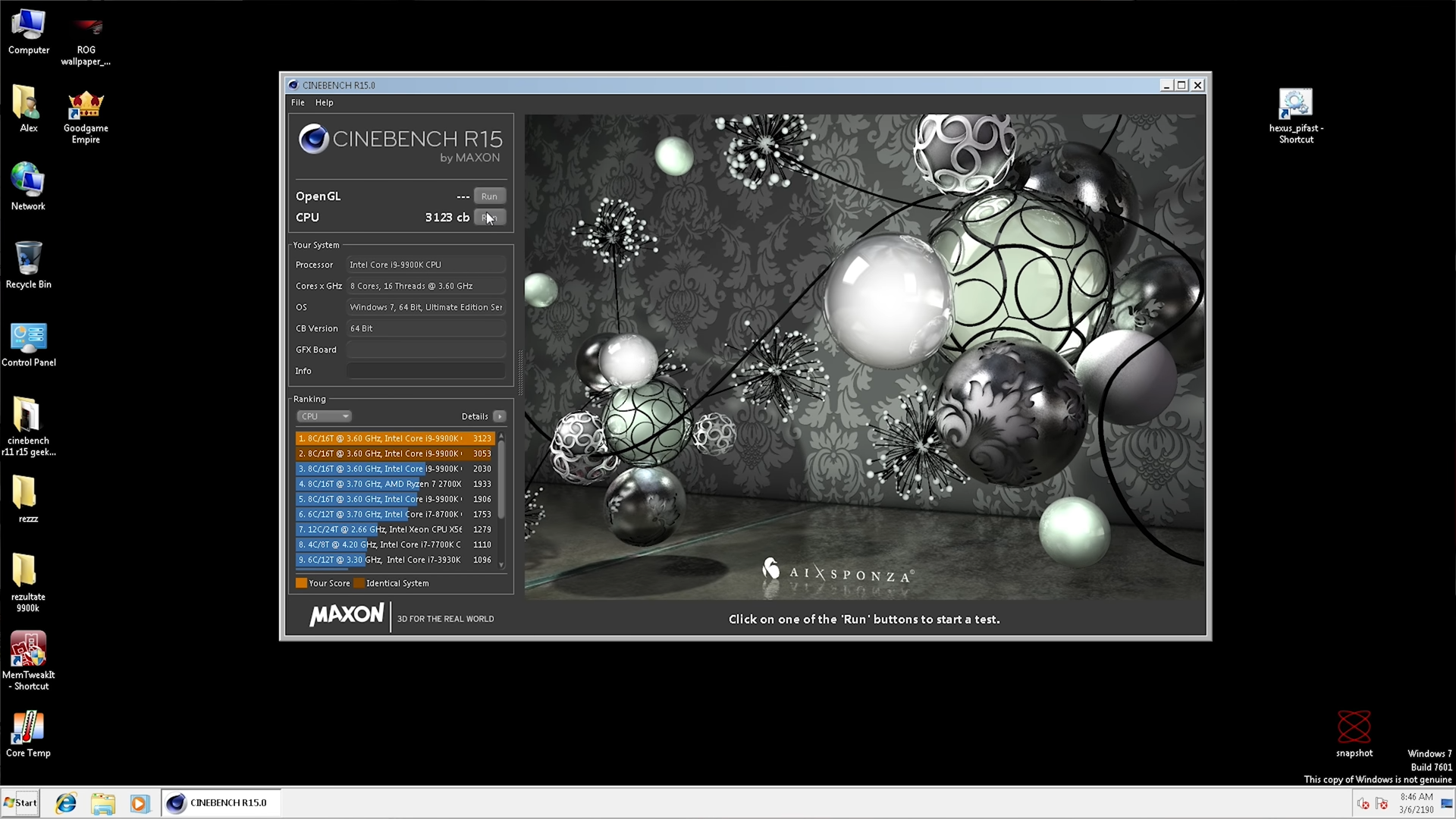 Intel Core i9-9900K 7.6 GHz’e aşırtıldı