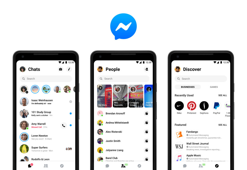 Facebook, sadeleştirilmiş yeni tasarımla Messenger'ı yeniliyor