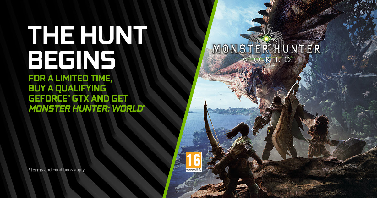 Nvidia Pascal ekran kartları Monster Hunter: World hediyesi ile geliyor