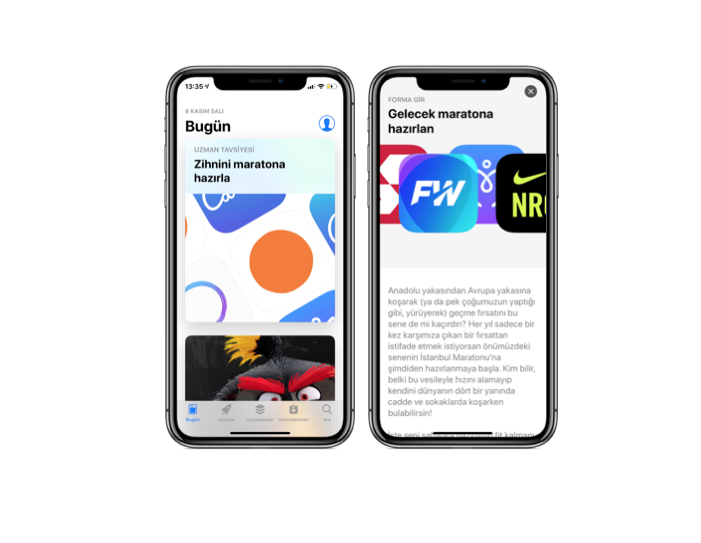 İstanbul Maratonu için özel App Store sayfaları hazır