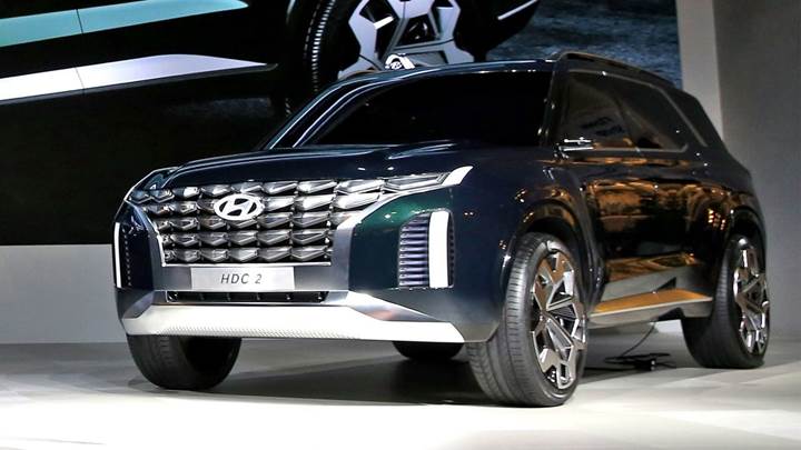 Hyundai'nin büyük SUV'u Palisade'ın tasarımı ortaya çıktı