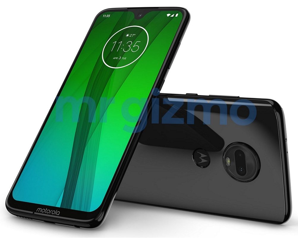 Su damlası çentikli Moto G7'nin basın görseli yayınlandı