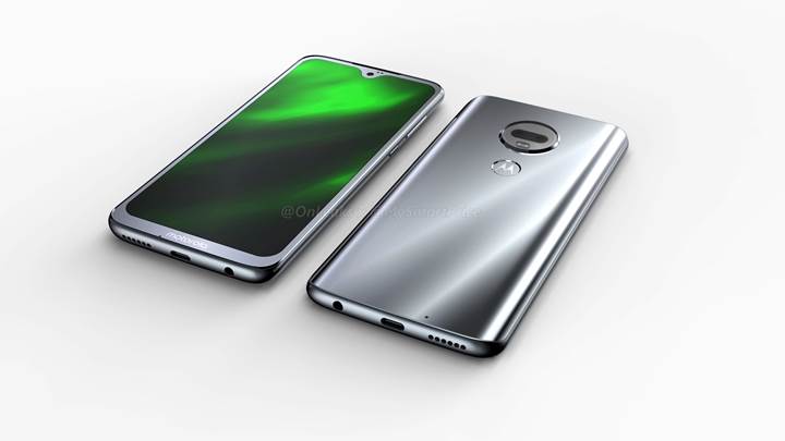 Su damlası çentikli Moto G7'nin basın görseli yayınlandı