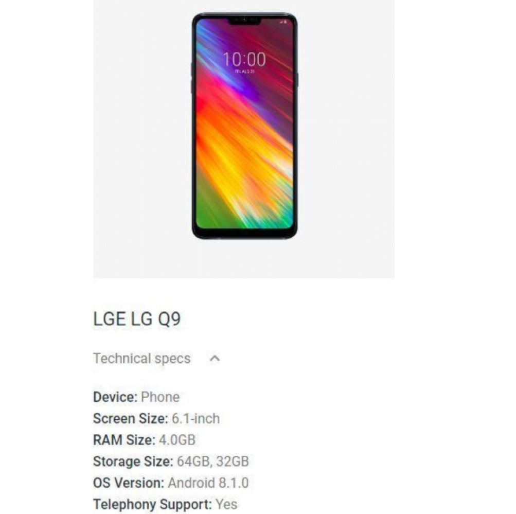 LG Q9 özellikleri detaylanıyor
