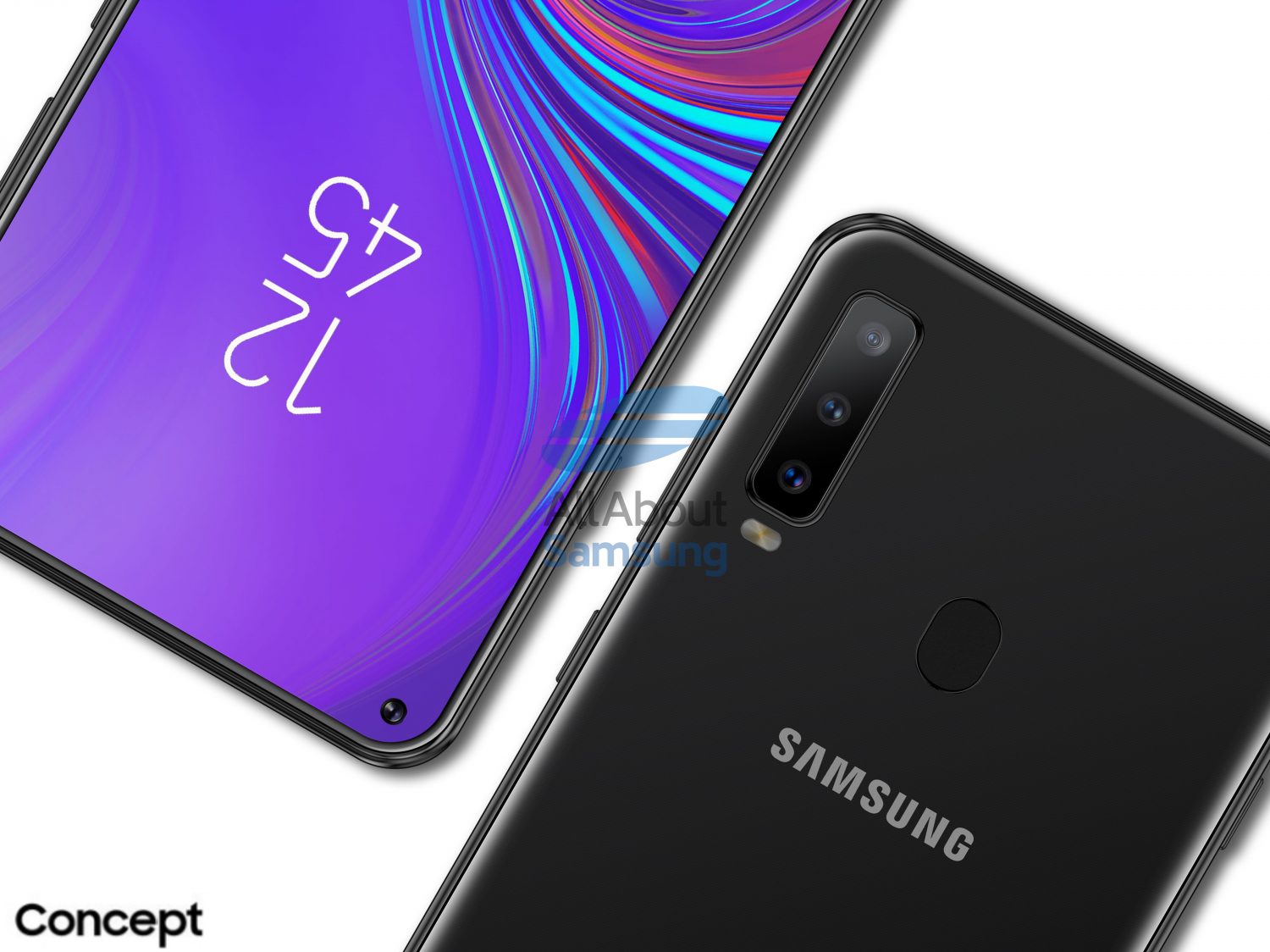 Infinity-O ekranlı Samsung Galaxy A8s işte böyle görünecek