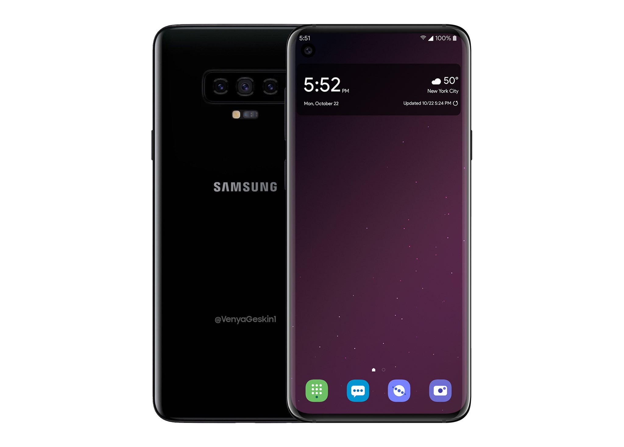 Samsung'un gizli Galaxy S10'u deşifre oldu: Altı kamera, 5G desteği ve 6.7 inç ekran