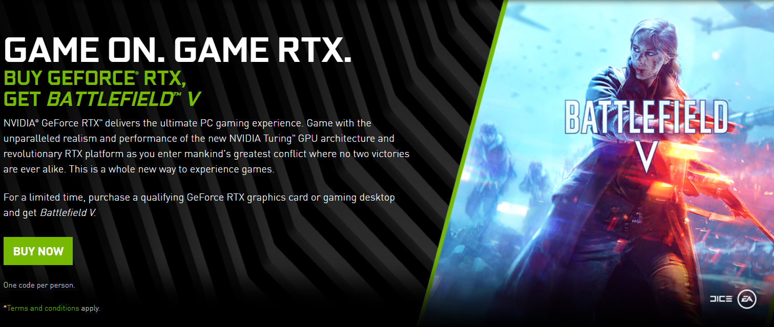 Nvidia RTX serisi kartlardan alana Battlefield 5 hediye ediyor! | RTX On/Off FPS farkı