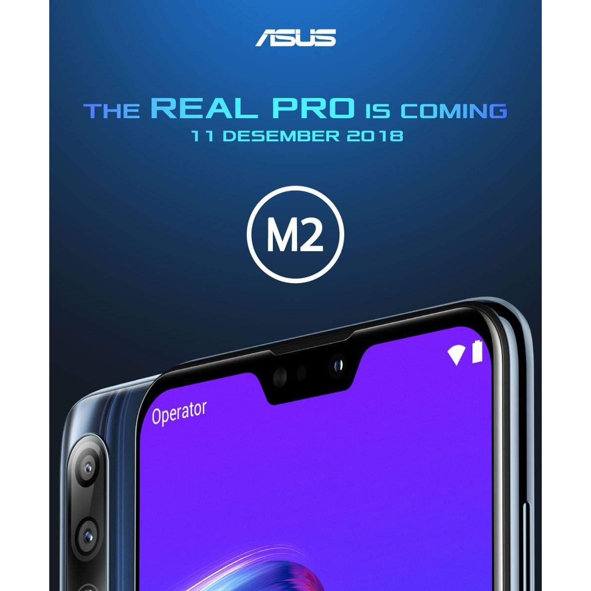 Üç arka kameralı Asus ZenFone Max Pro M2'nin ilk resmi görseli yayınlandı