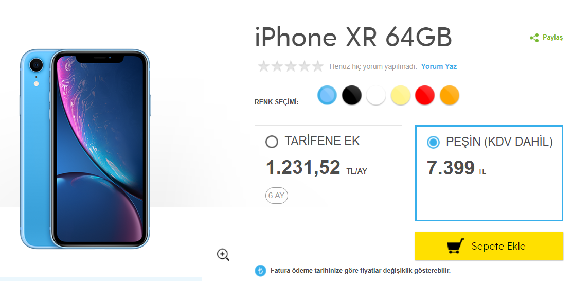 iPhone Xs ve iPhone XR, Türkiye fiyatı ve çıkış tarihi belli oldu!