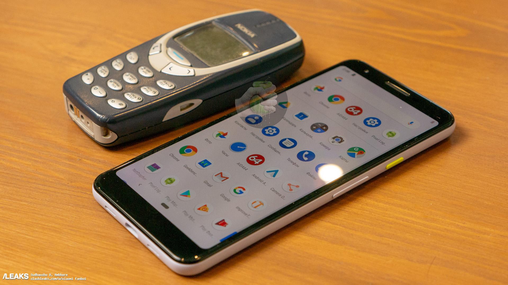 Pixel 3 Lite bu kez Nokia 3310 ile yan yana görüntülendi