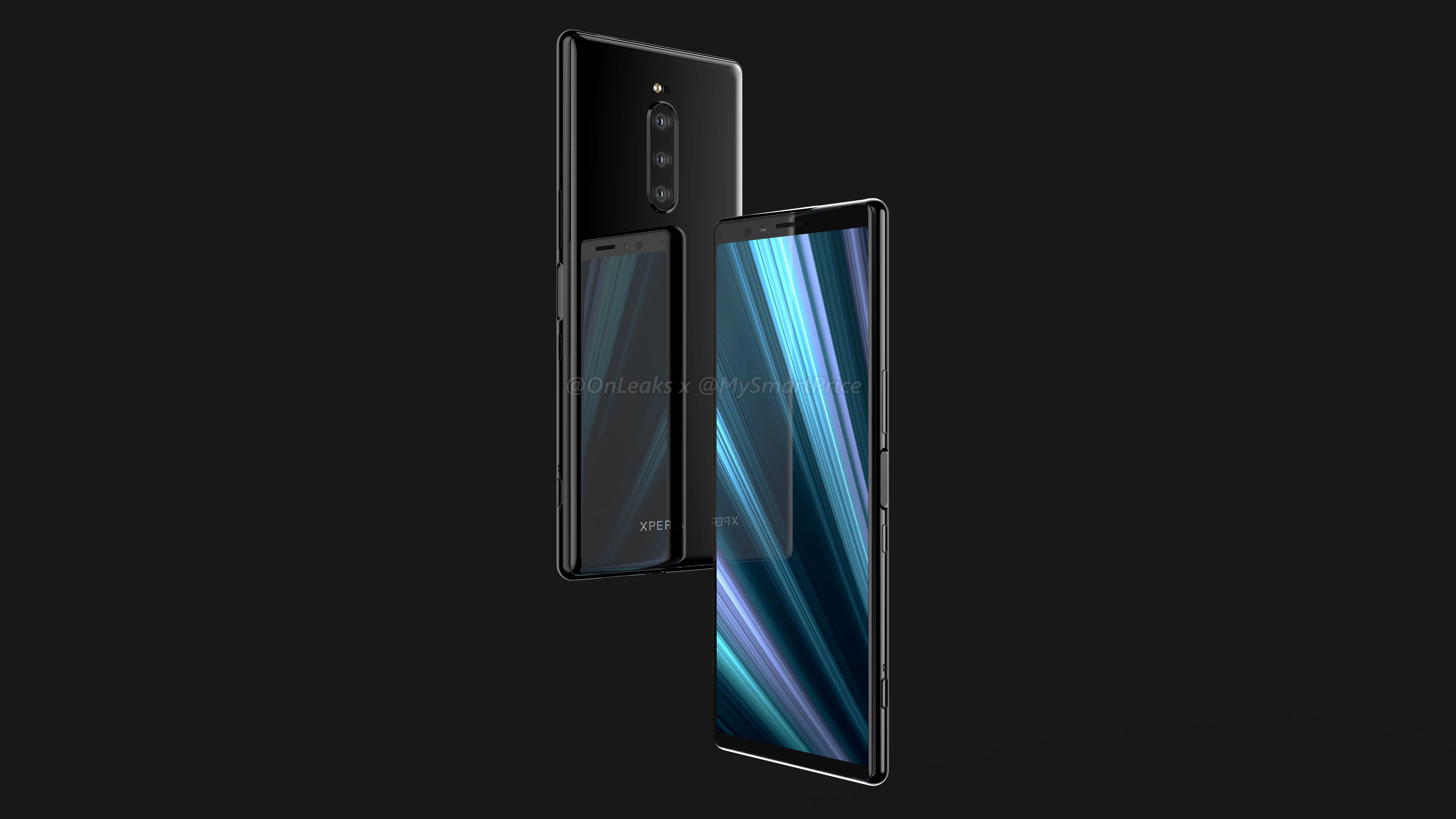 Çentiksiz tasarıma sahip üç arka kameralı Sony Xperia XZ4 göründü