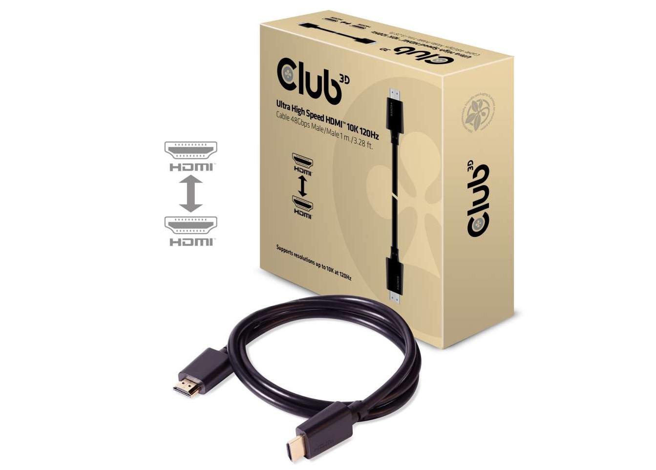 Club3D sektörün ilk HDMI 2.1 kablosunu piyasaya sürüyor