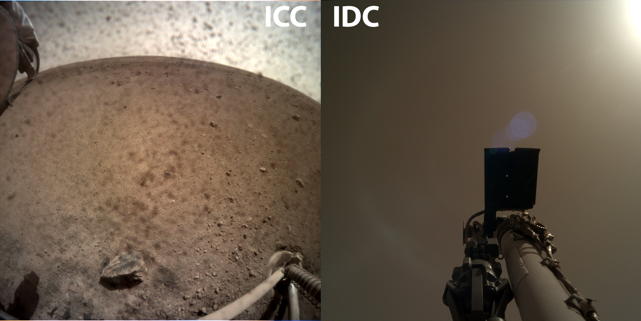 Mars’ta bulunan InSight aracından yeni fotoğraflar