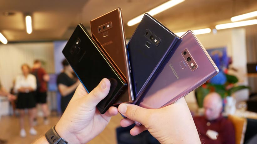 Samsung Galaxy S9 ve Note 9'un yeni renk seçenekleri internete düştü