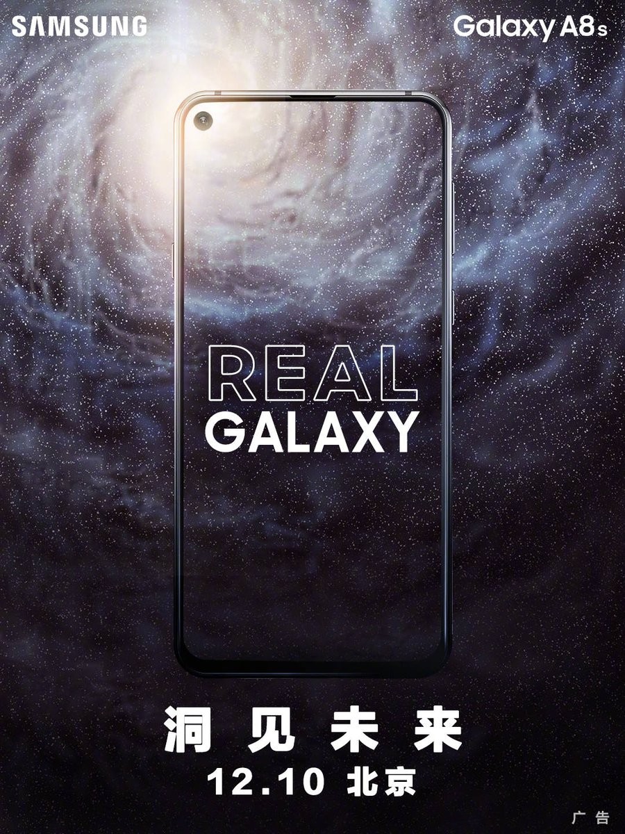 Infinity-O ekranlı dünyanın ilk telefonu Galaxy A8s'in tanıtılacağı tarih açıklandı