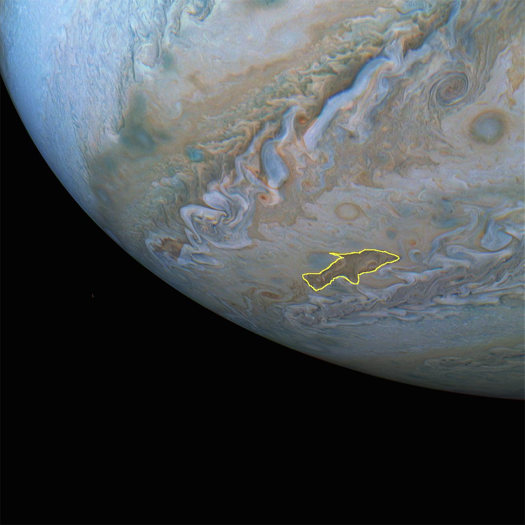 Juno uzay aracı, Jüpiter'de 'yunus' görüntüledi