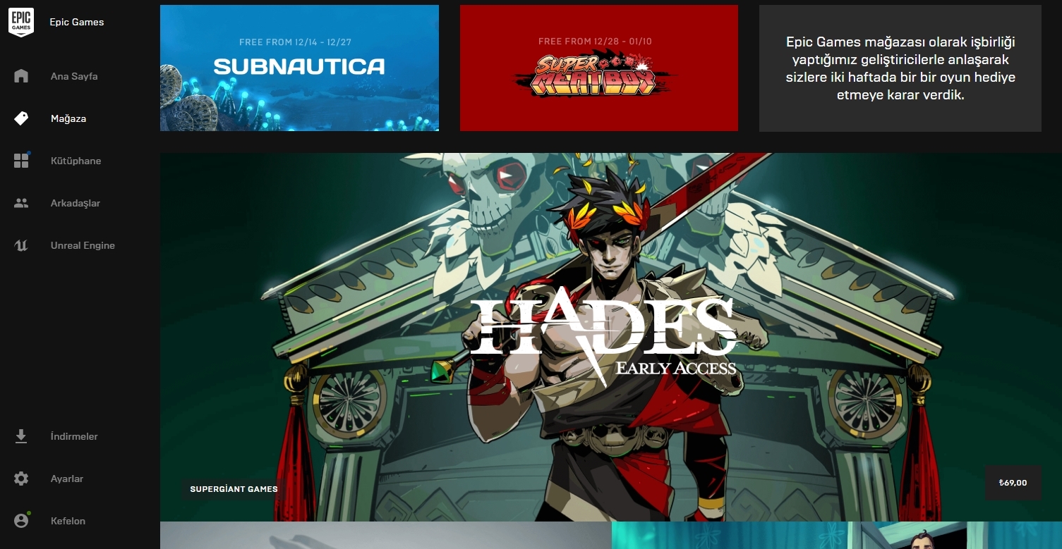 Epic Games Store, on dört oyunla beraber açıldı