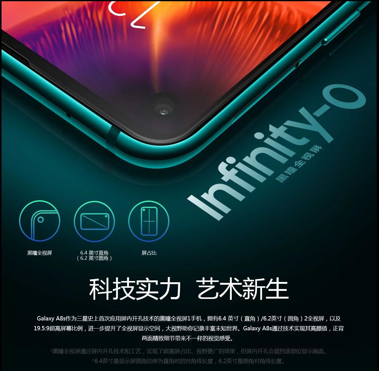 Infinity-O ekranlı ilk telefonla tanışın: Samsung Galaxy A8s resmen tanıtıldı