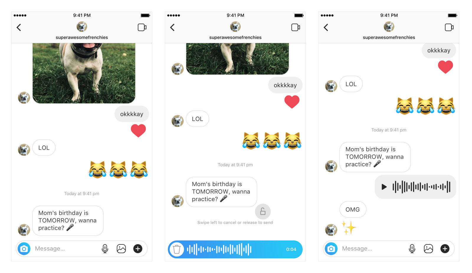 Instagram'a sesli mesajlaşma özelliği geldi