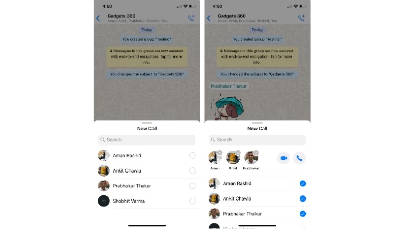 WhatsApp'ın iPhone versiyonunda grup çağrısı özelliği kolaylaştı