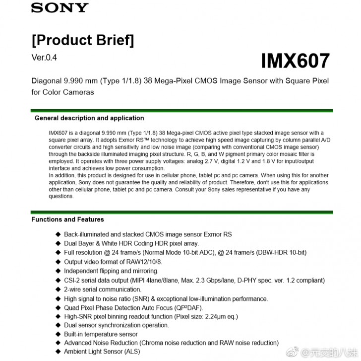 Huawei P30 Pro, Sony'nin IMX607 kamera sensörüyle gelebilir