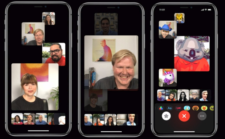 Apple, grup Facetime'ı daha gerçekçi yapmak için çalışıyor