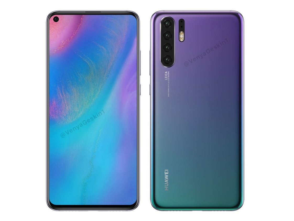 Huawei P30 Pro çentikli tasarım trendini sürdürecek