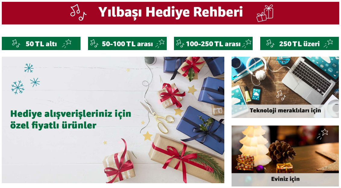 Amazon Türkiye’den yılbaşı hediye alışverişini kolaylaştıran rehber