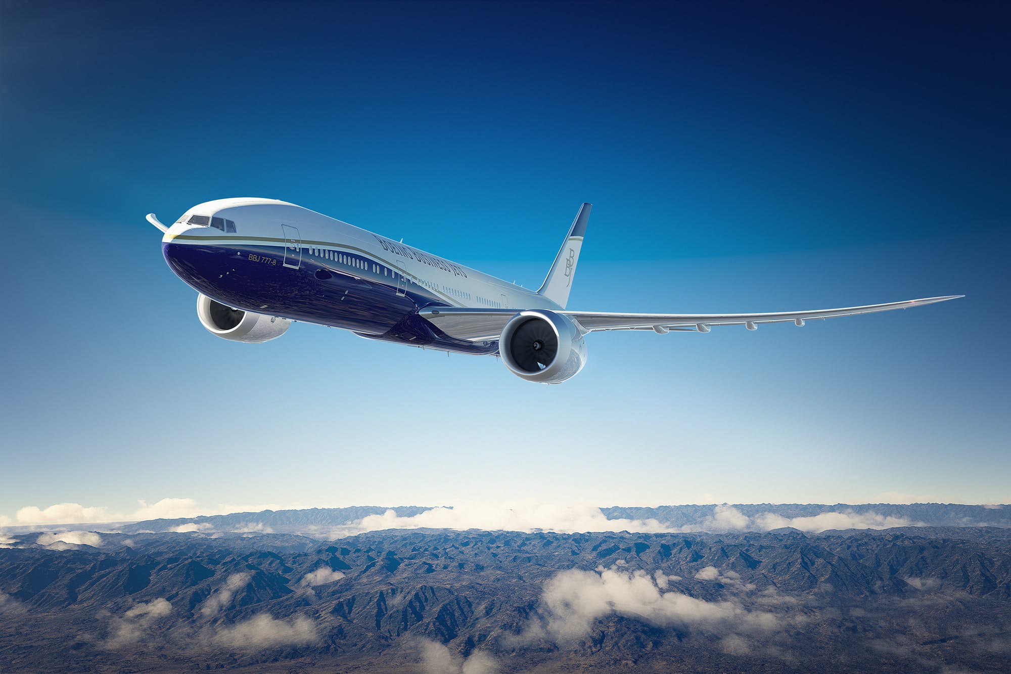 Boeing, en uzun menzile sahip BBJ 777x model özel jetleri piyasaya sürüyor