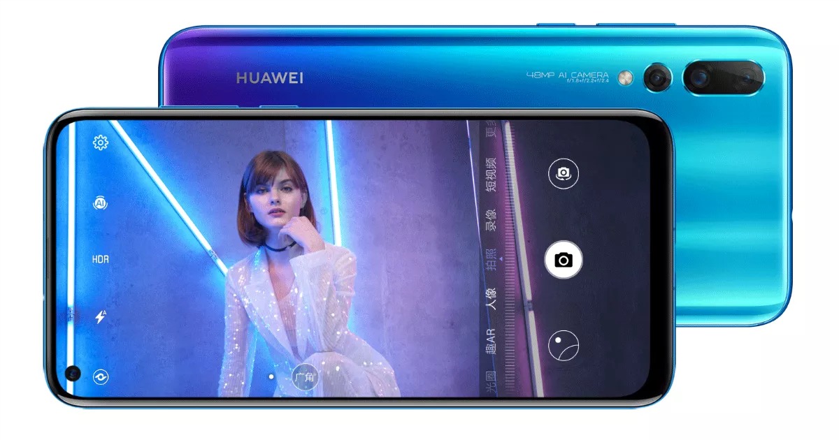 Huawei Nova 4 tanıtıldı: Ekrana gömülü ön kamera, 48 MP arka kamera