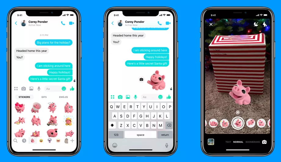 Facebook Messenger'a yeni kamera özellikleri geldi