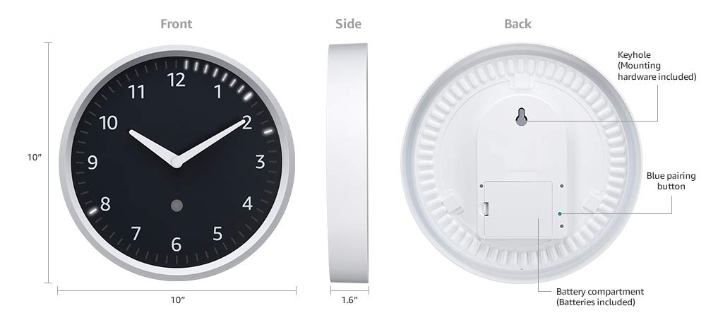 Amazon Echo akıllı duvar saati satışa sunuldu