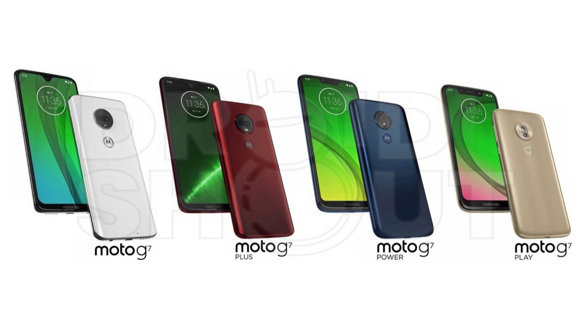 Moto G7 serisinin basın görseli internete sızdırıldı