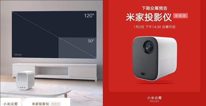 Xiaomi lazer projeksiyon cihazının daha düşük donanımlı Lite versiyonunu hazırlıyor