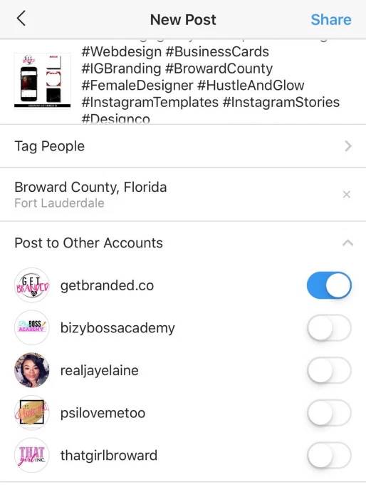 Instagram aynı anda birden fazla hesaba paylaşım yapmanıza izin verecek