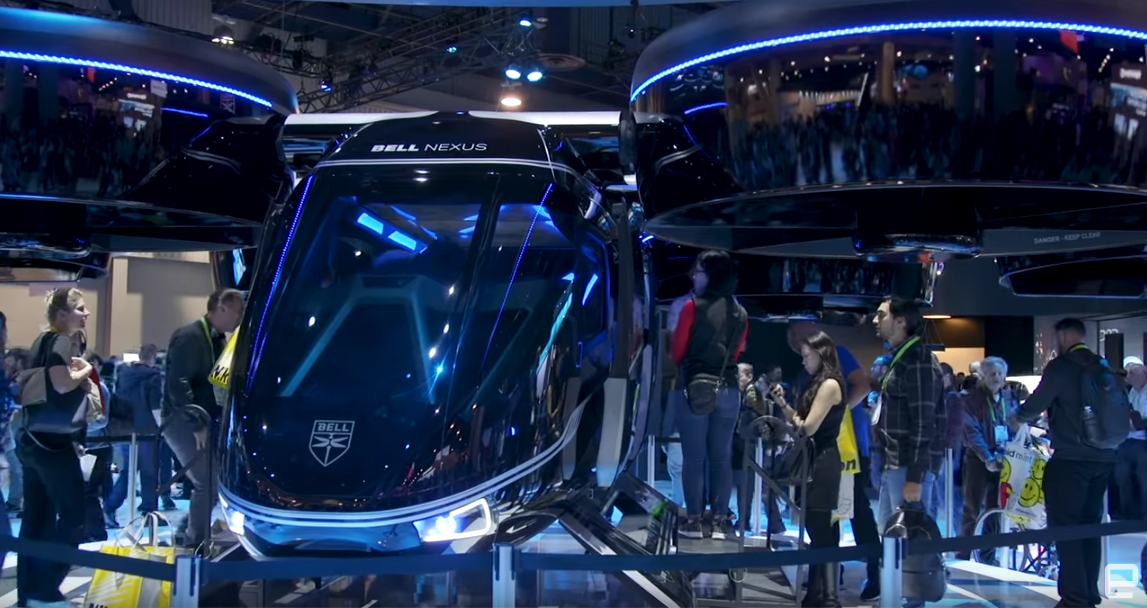 Bell, Avatar filminden fırlamış gibi görünen hava taksisi Nexus'u tanıttı