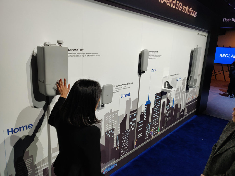 Samsung'un 5G özellikli telefonu CES 2019'da sergilendi