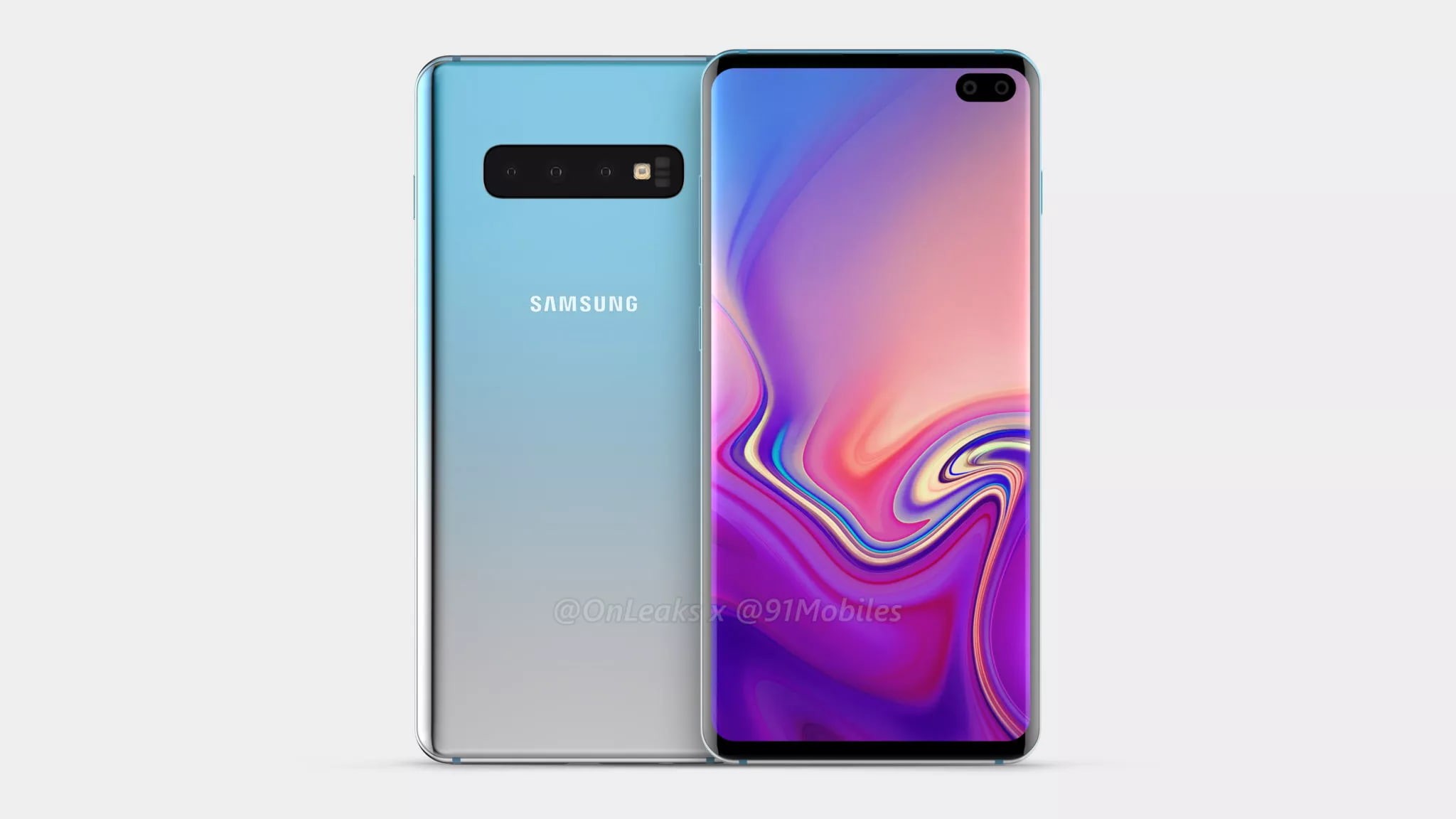 Samsung Galaxy S10 Plus'ı çalışırken gösteren bir fotoğraf yayınlandı