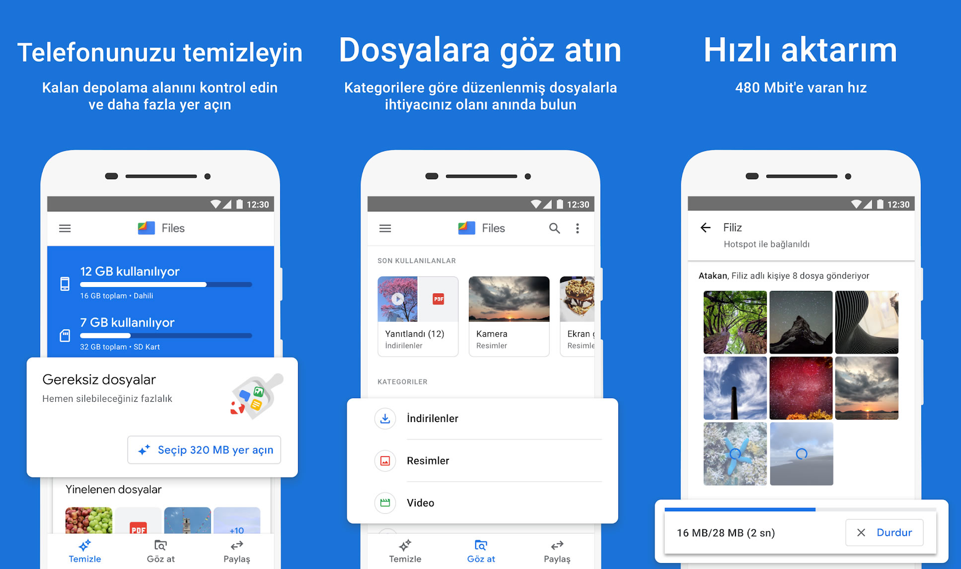 Google Files uygulaması 100 milyon indirme barajını aştı