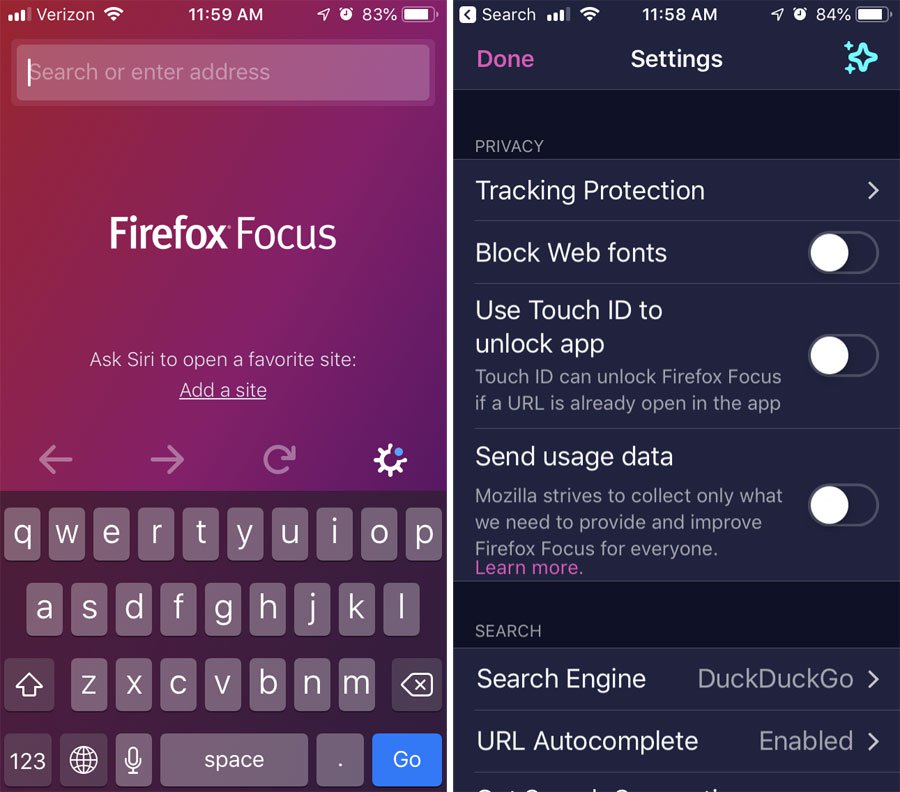 Mozilla, Firefox Focus 9.0'a reklam engelleyici ekliyor