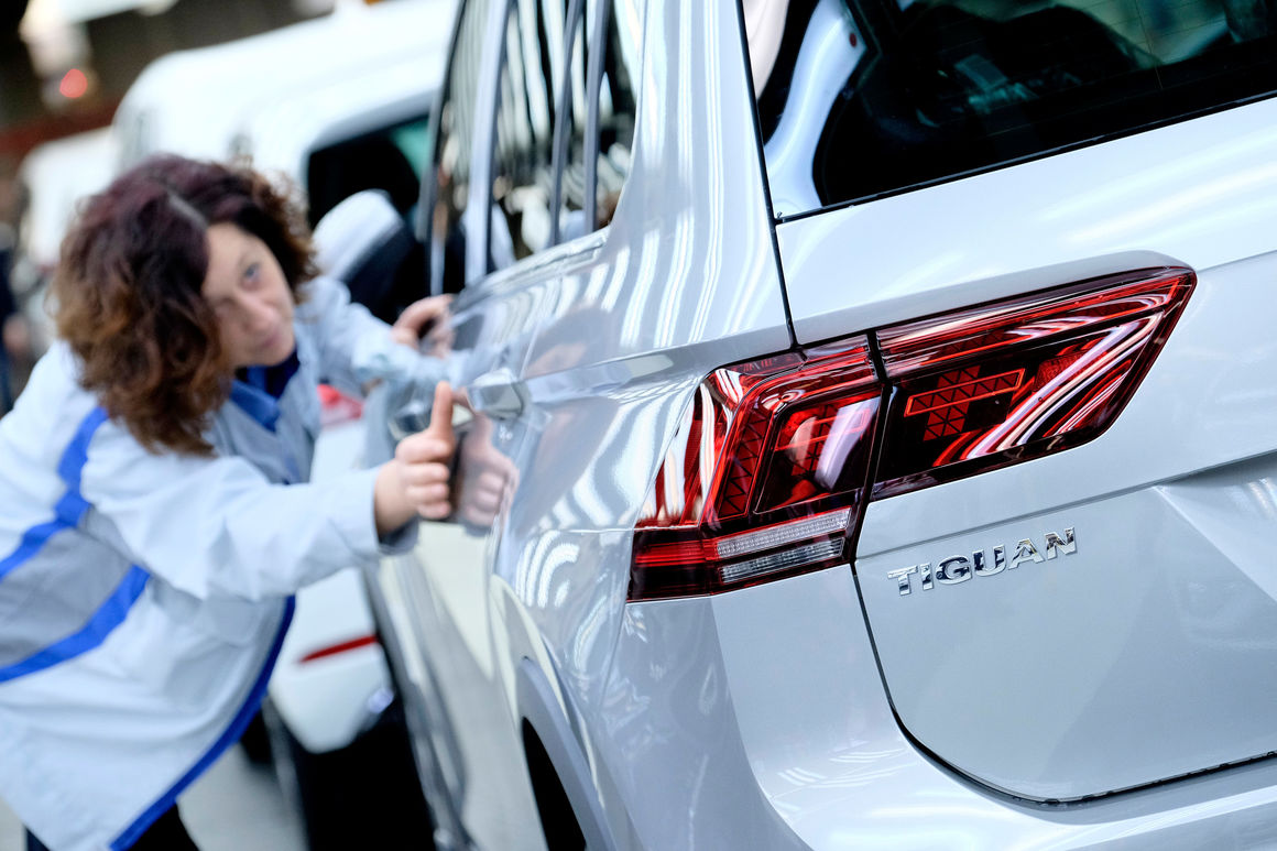 Volkswagen beş milyonuncu Tiguan'ı banttan indirdi