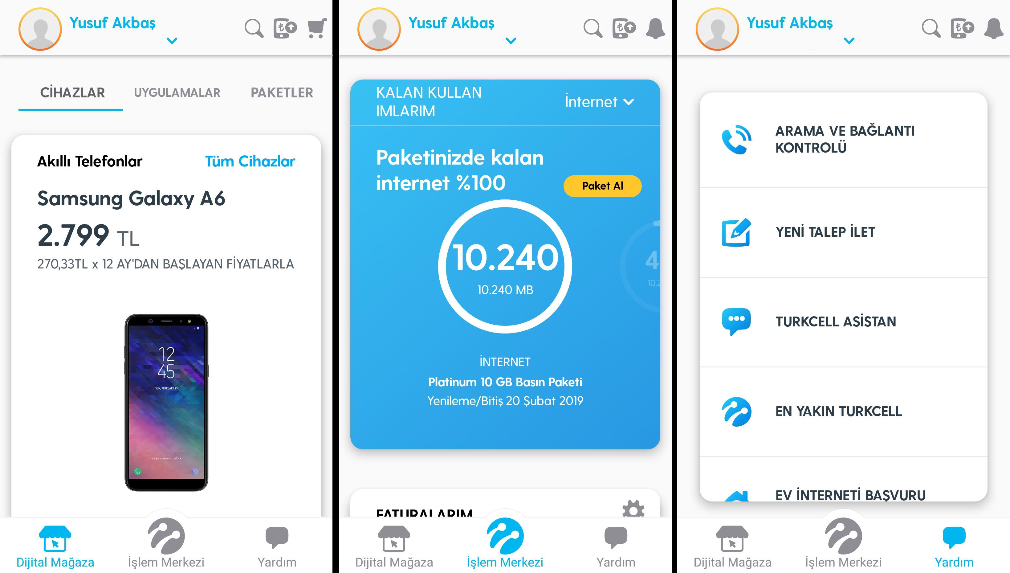 Turkcell Hesabım uygulaması yenilendi ‘Dijital Operatör’ oldu
