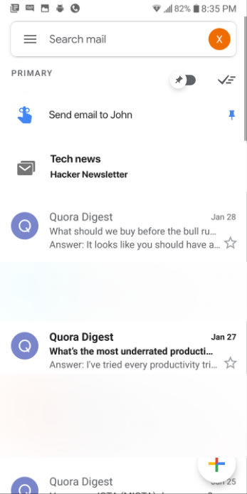 Google, Gmail üzerinde yeni özellikler test ediyor