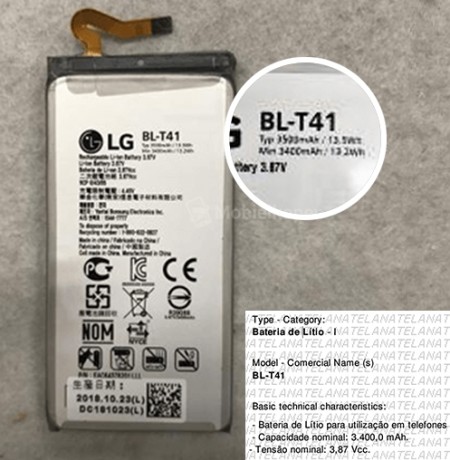 LG G8 ThinQ 3.500 mAh batarya ile geliyor