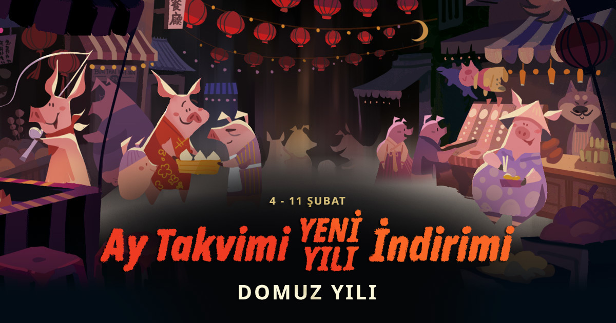 Steam Ay Takvimi Yeni Yıl indirimleri başladı