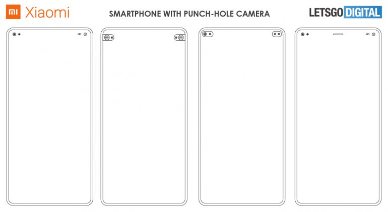 Xiaomi, çift ön kamera delikli telefon