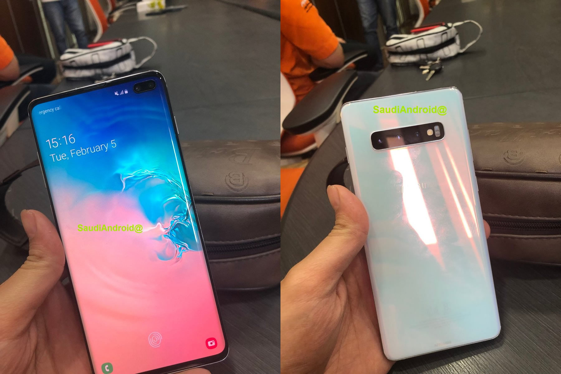 Yeni Galaxy S10 fotoğrafı ekrandan parmak izi okuma özelliğini onayladı